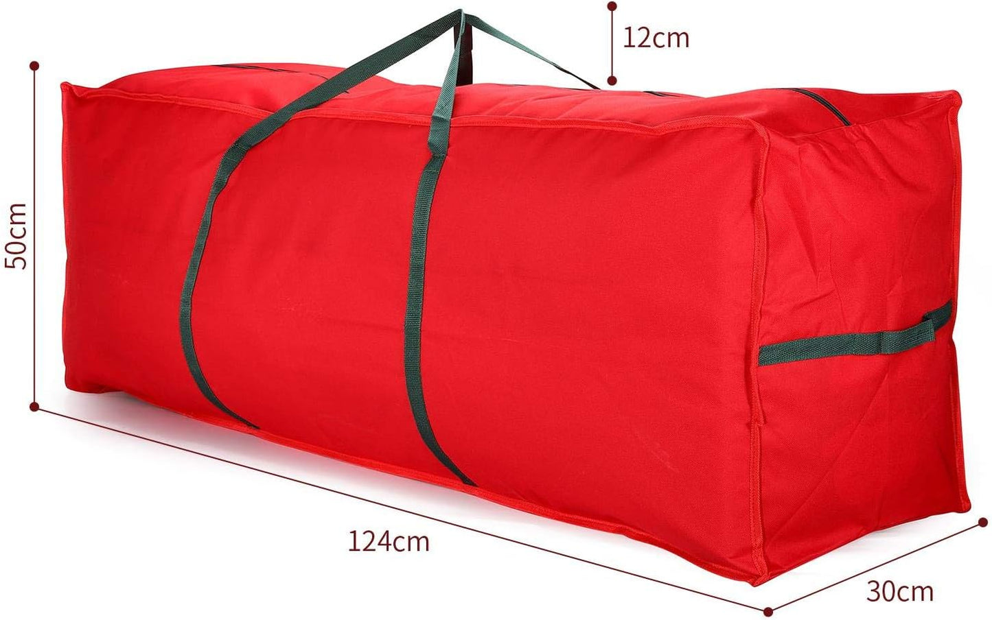 Christmas Xmas Tree Decoration Zip Up Sack Fabric Storage Bag