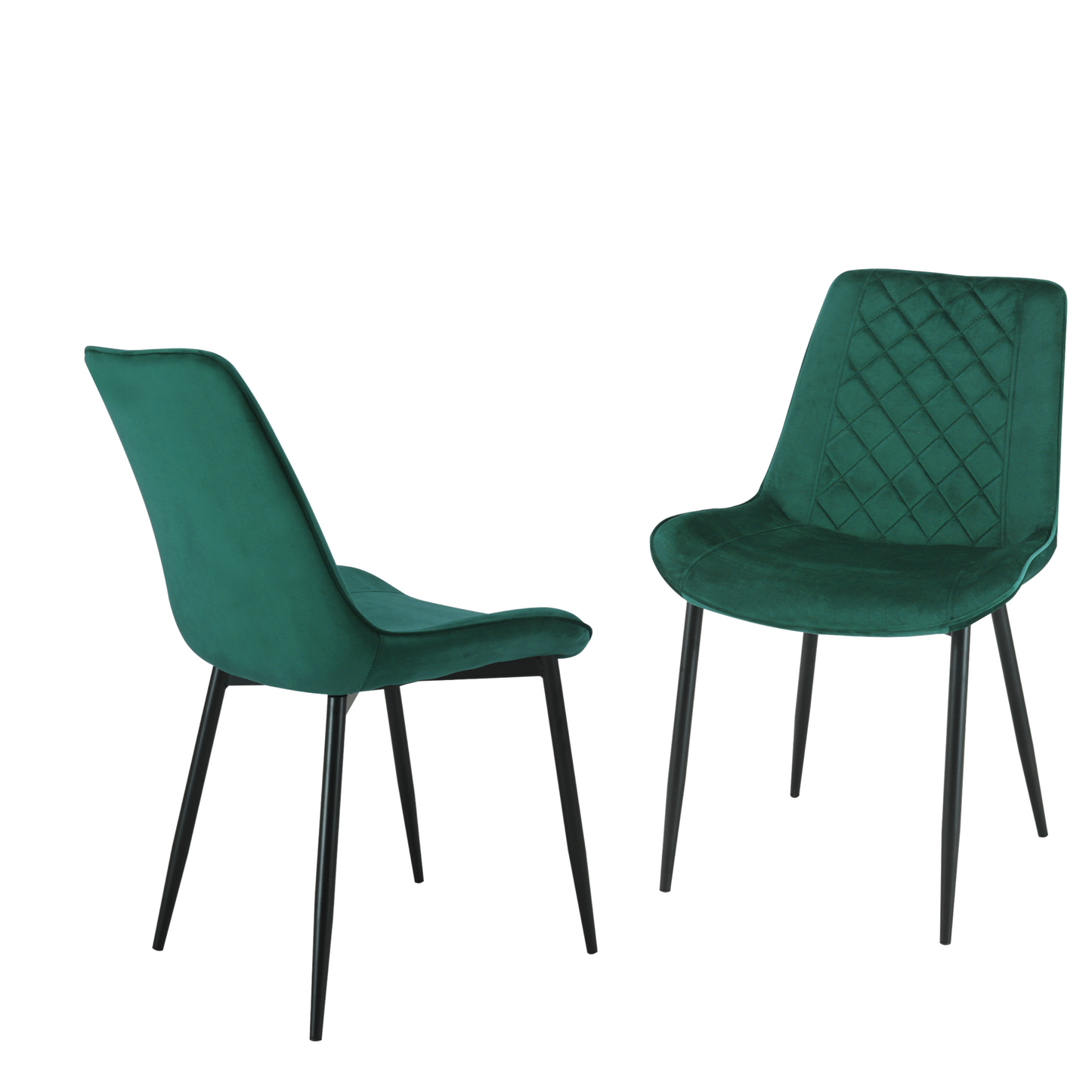 Amelia Velvet Comfort Dining Chairs - Set of 4 - Madefor.Living