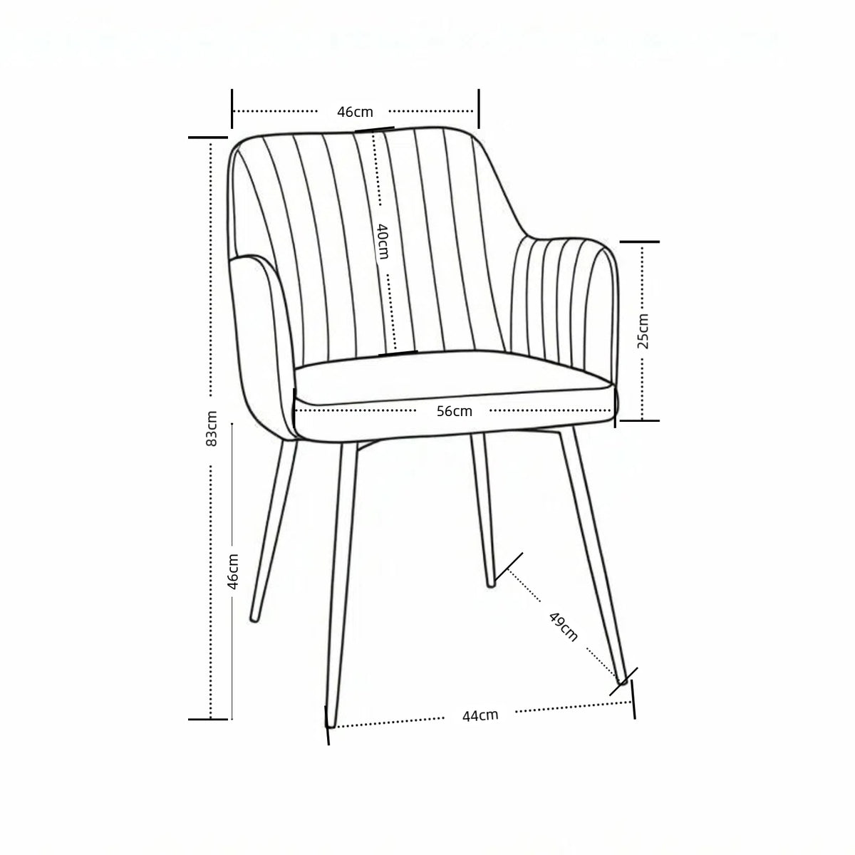 Harley Extendable Dining Table with 4 Charlotte Velvet Chairs