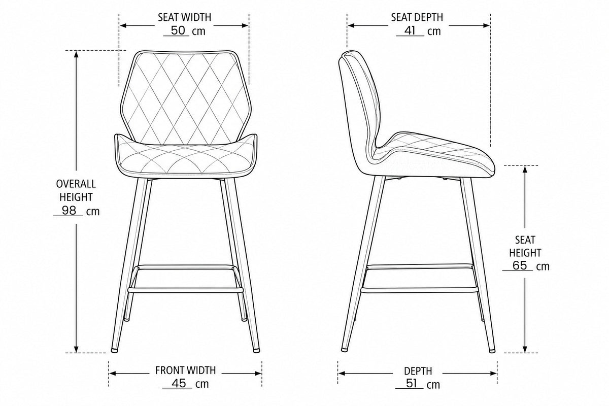 Cayden Comfort Bar Stools