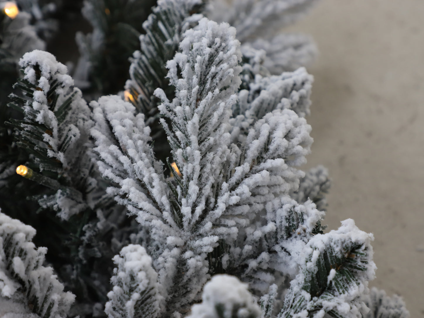 270cm Premium Mixed branch prelit Snow filled Christmas Garland - with timer - Madefor.Living