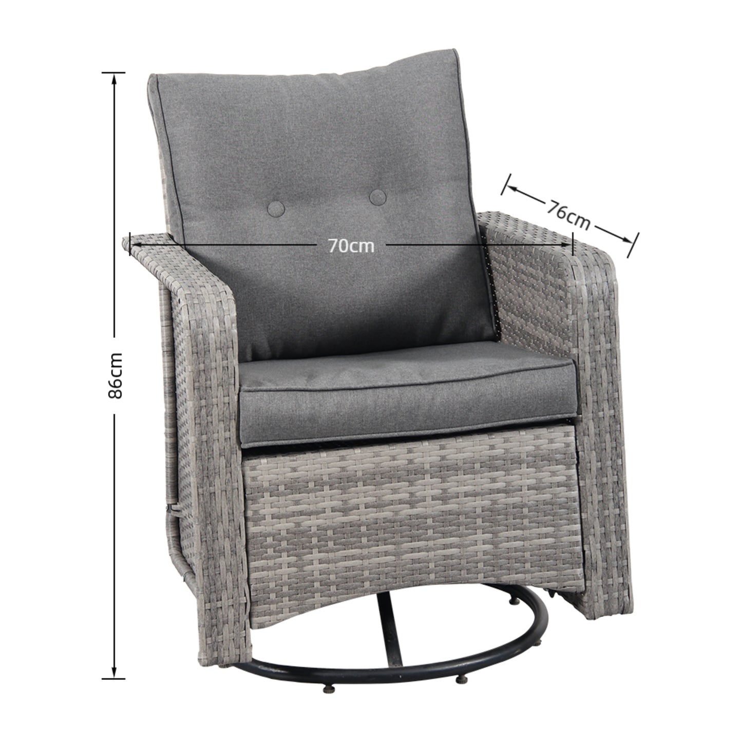 The Leigh 4 Seat Rattan Sofa Lounge Set