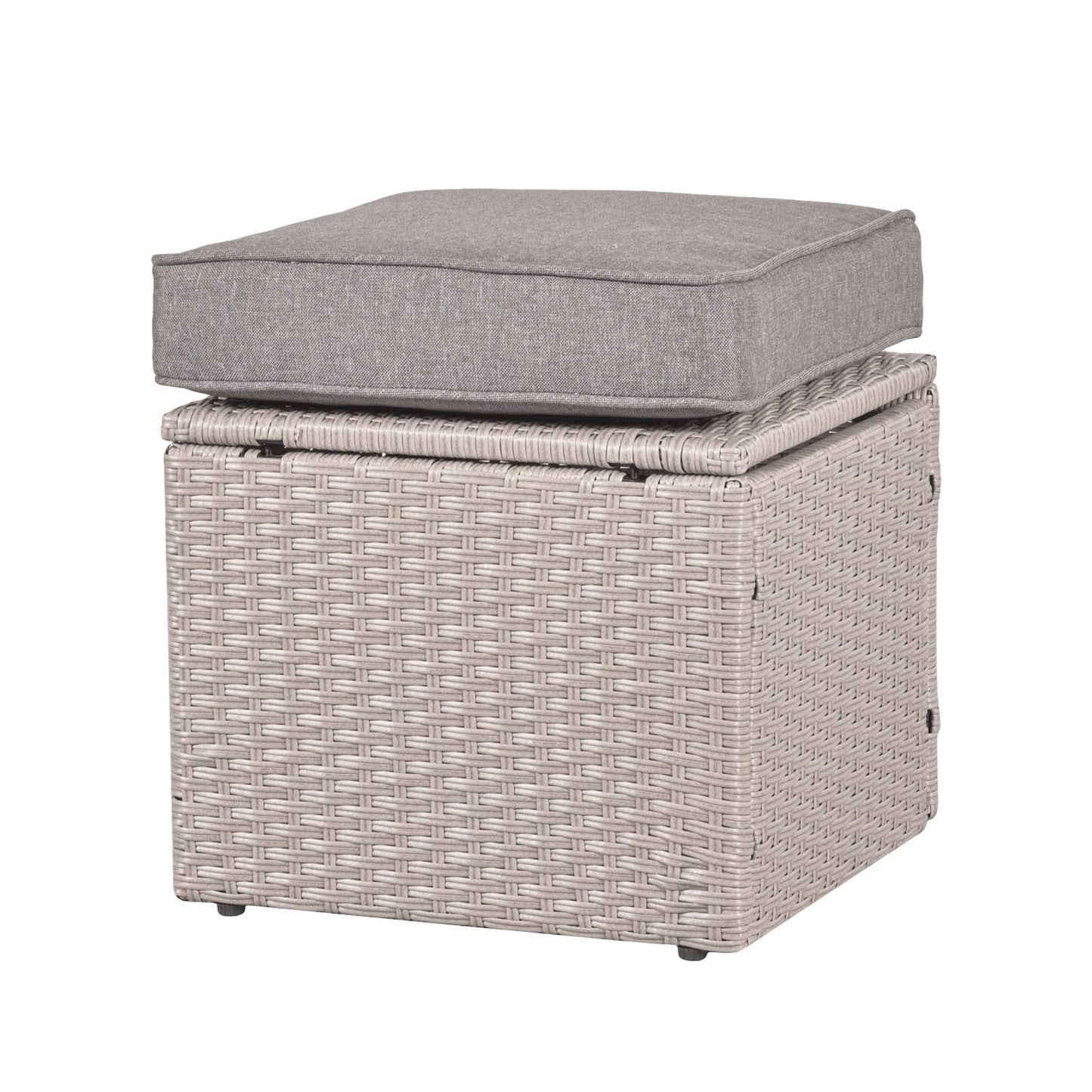 York 8 Seat grey rattan corner sofa dining set - Madefor.Living