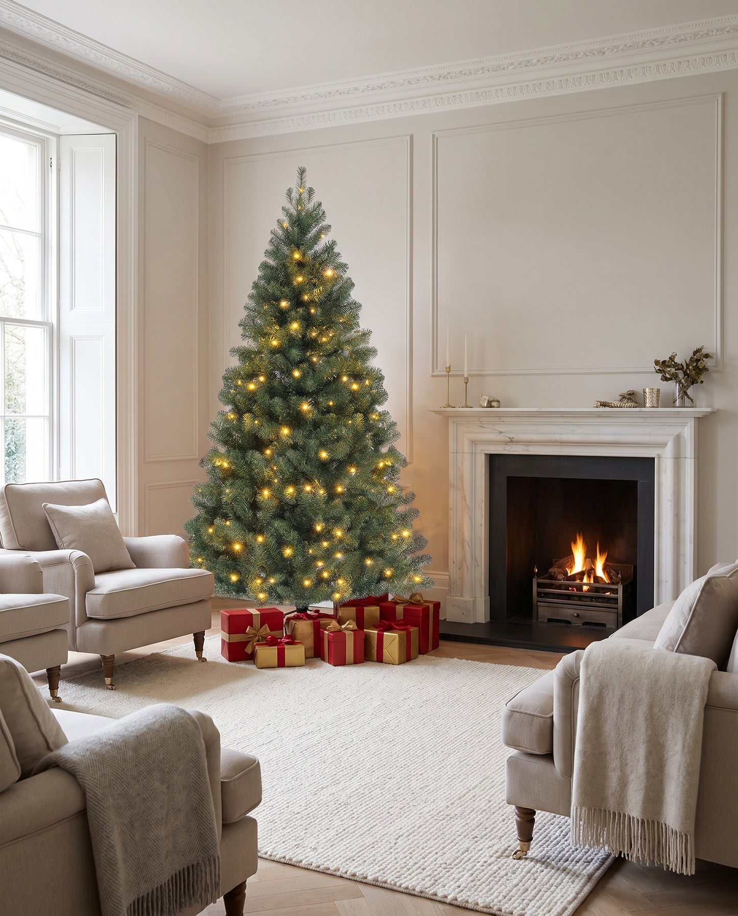 Richmond Fir Winter Pre-Lit Artificial Christmas Tree