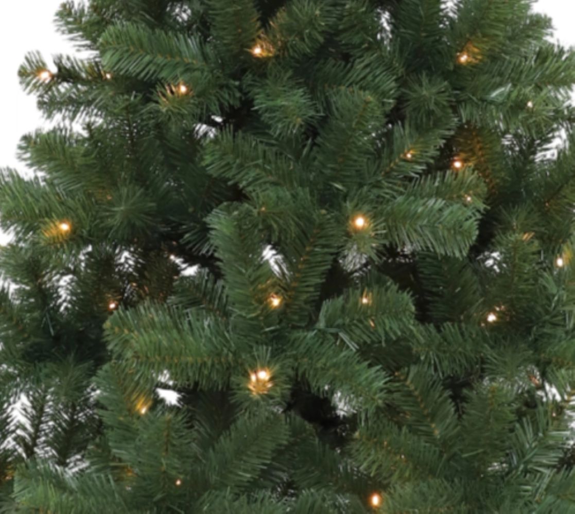 Winter Fir Green Pre-Lit Artificial Christmas Tree - LED multi function lights