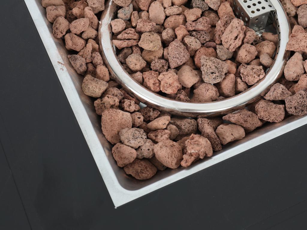 Ascot Fire Pit Garden Set – Grey