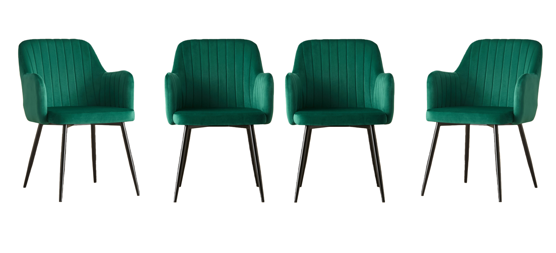 San Diego Marble Top Dining Table with Charlotte Velvet Chairs - Madefor.Living