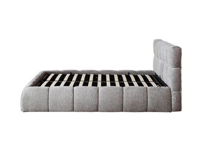 The Maya Upholstered Soft Plush Ottoman Bed Frame