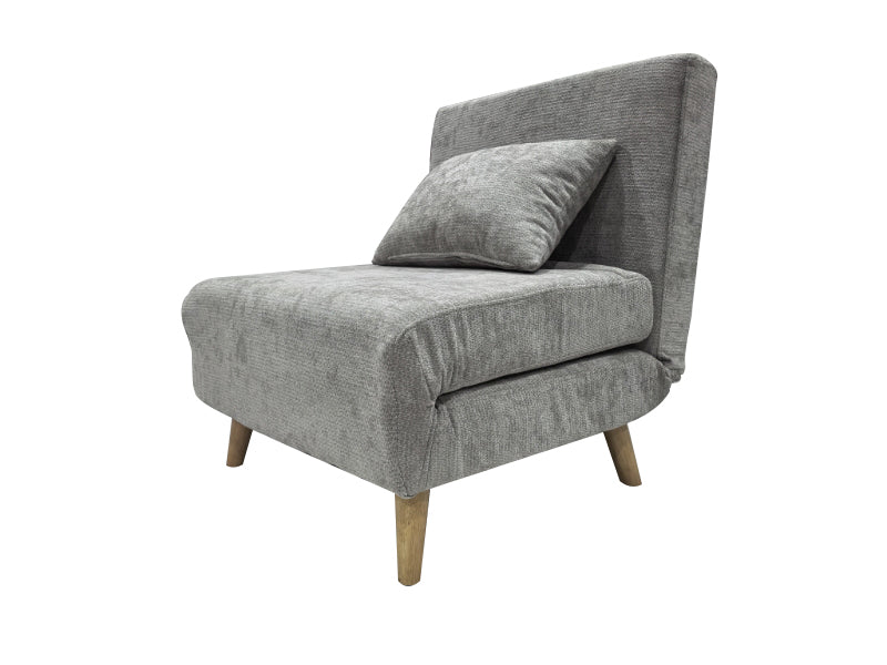 Joel Uno Single Chair Sofa Bed - Grey - Madefor.Living