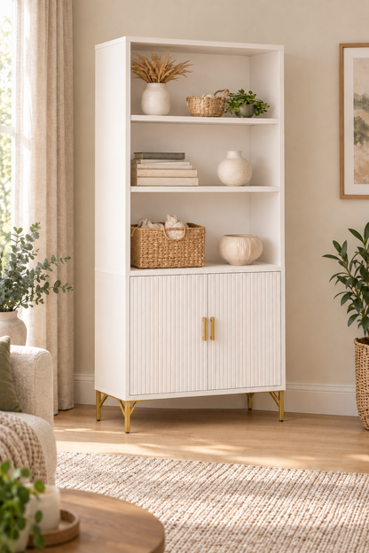 The Maddison Display Bookcase and Cabinet