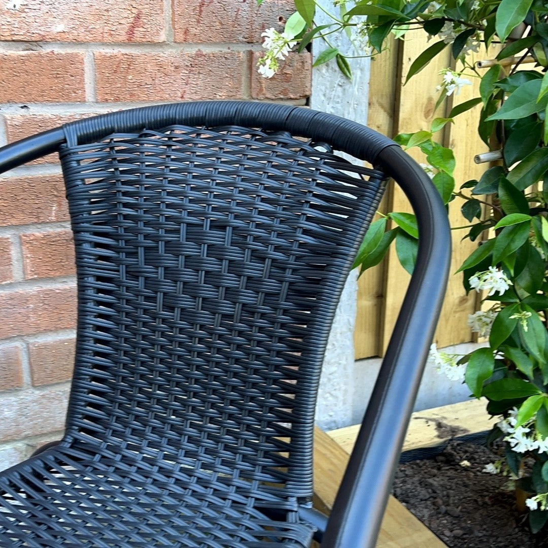 The Bolero 2 Seat Modern Rattan Bistro Set - 2 Colours - Madefor.Living