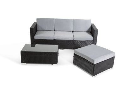 The Dunham 4 Seat Corner Rattan Set - Madefor.Living