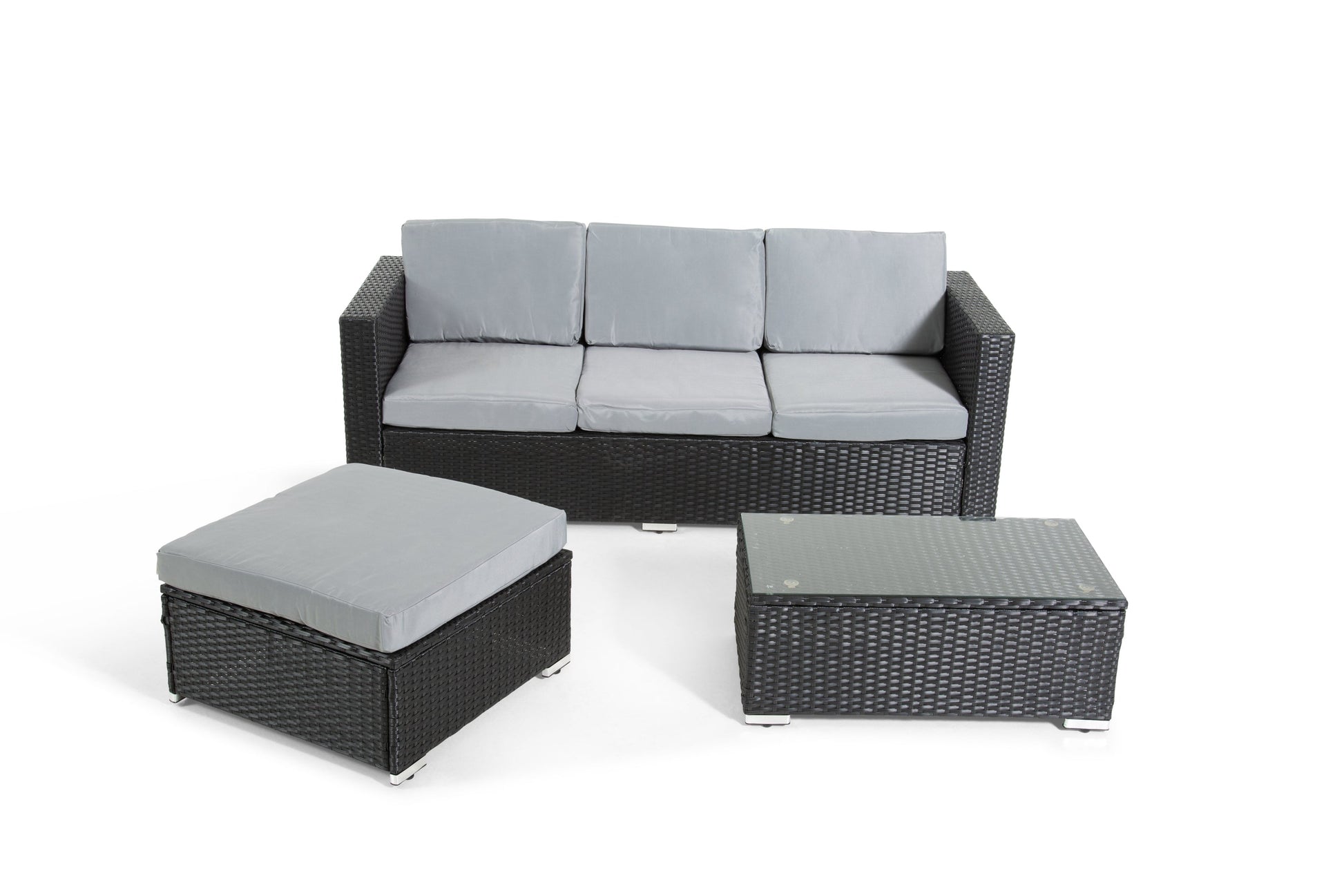 The Dunham 4 Seat Corner Rattan Set - Madefor.Living