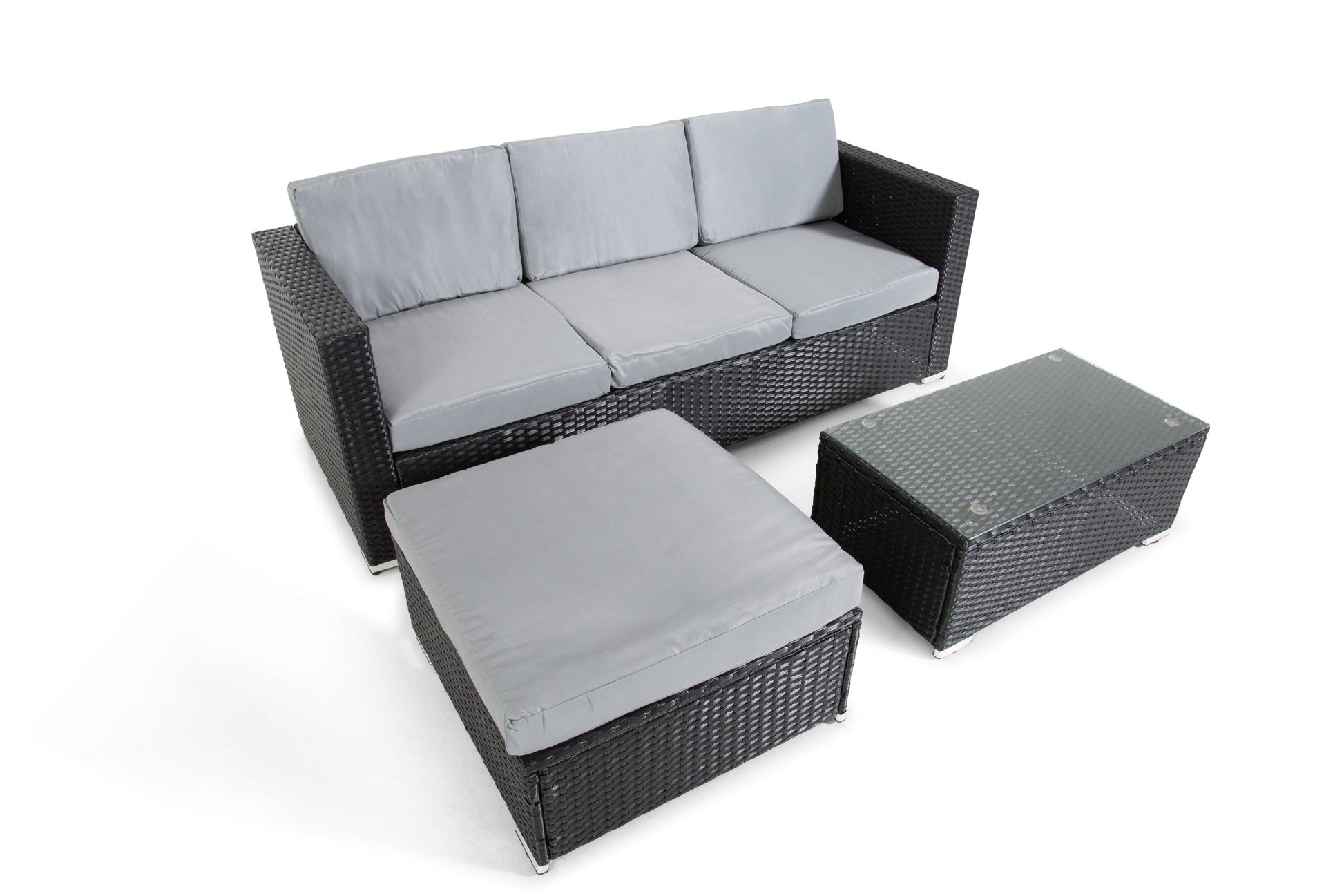 The Dunham 4 Seat Corner Rattan Set - Madefor.Living