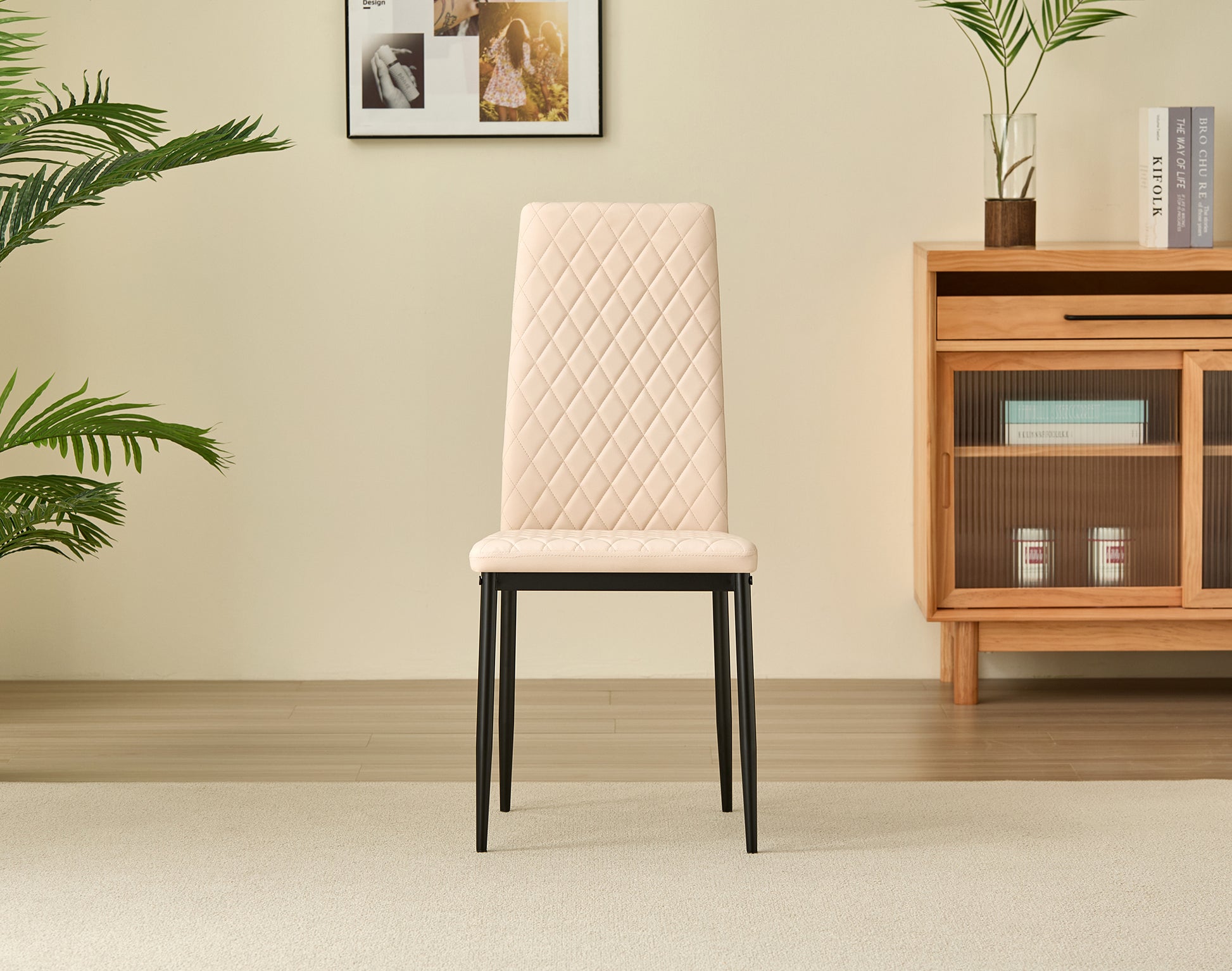 Emily Leather Comfort Dining Chairs - Set of 4 - Madefor.Living