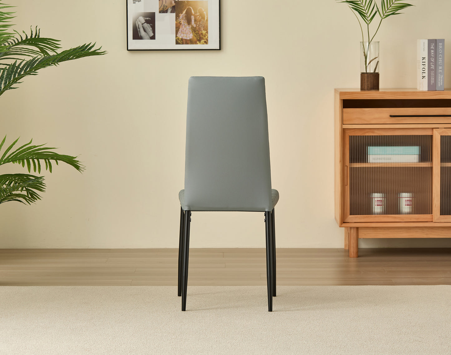 Emily Leather Comfort Dining Chairs - Set of 4 - Madefor.Living