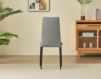 Emily Leather Comfort Dining Chairs - Set of 4 - Madefor.Living