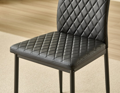 Emily Leather Comfort Dining Chairs - Set of 4 - Madefor.Living