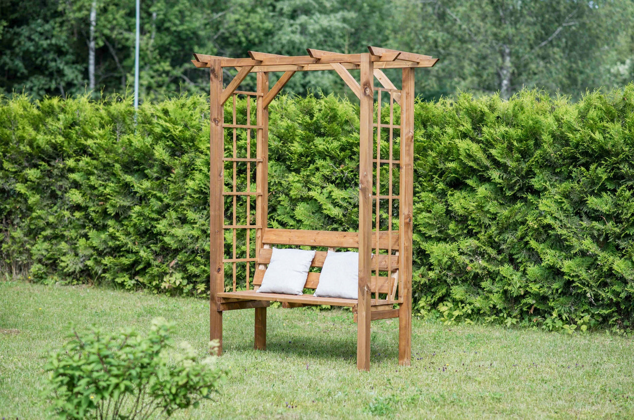 Garden Arbour Pergola Garden Two Seat Bench