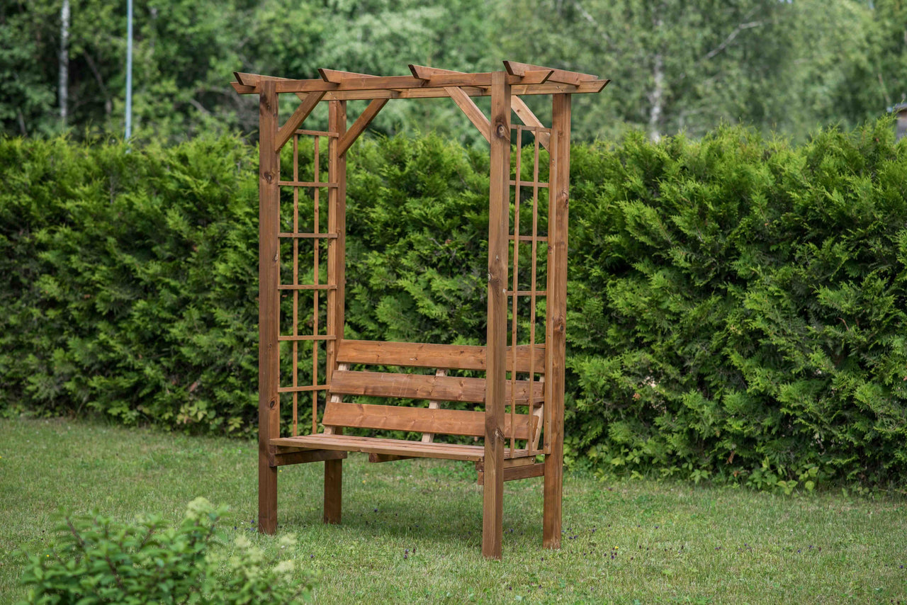 Garden Arbour Pergola Garden Two Seat Bench