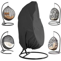 Thumbnail for Premium Guard Outdoor Hanging Chair Cover - Large/Black