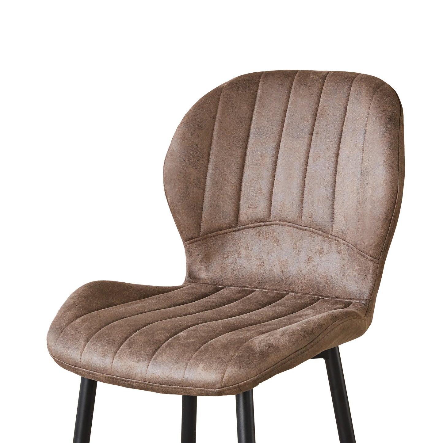 Jaydn Distressed Leather Comfort Bar Stools