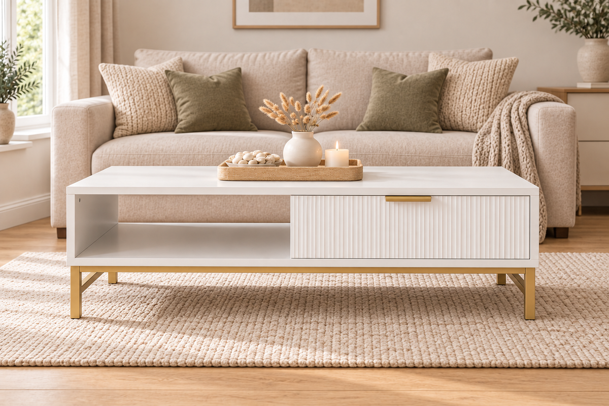 The Maddison Ridged Coffee Table