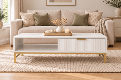 The Maddison Ridged Coffee Table