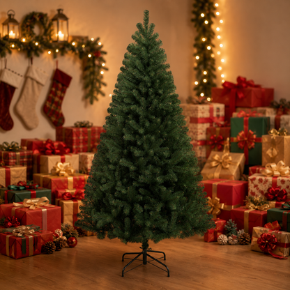 Festive Christmas 6 FT Full Christmas Tree - Green