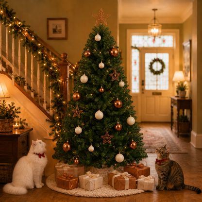 Festive Christmas 6 FT Full Christmas Tree - Green