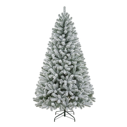 Festive Christmas 6ft Frosted Full White Fir Tree