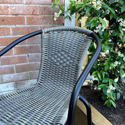 The Bolero 2 Seat Modern Rattan Bistro Set - 2 Colours - Madefor.Living