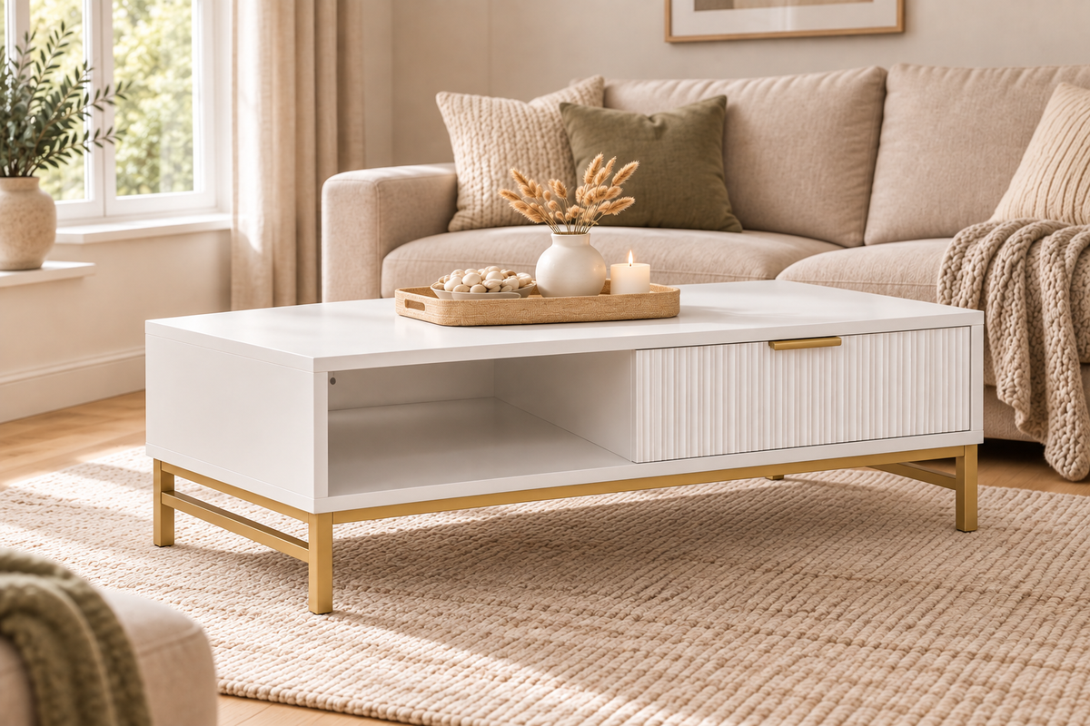 The Maddison Ridged Coffee Table