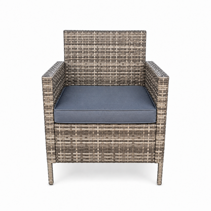 Amazon Rattan Fire Pit Dining Set - Round Table with 4 Chairs