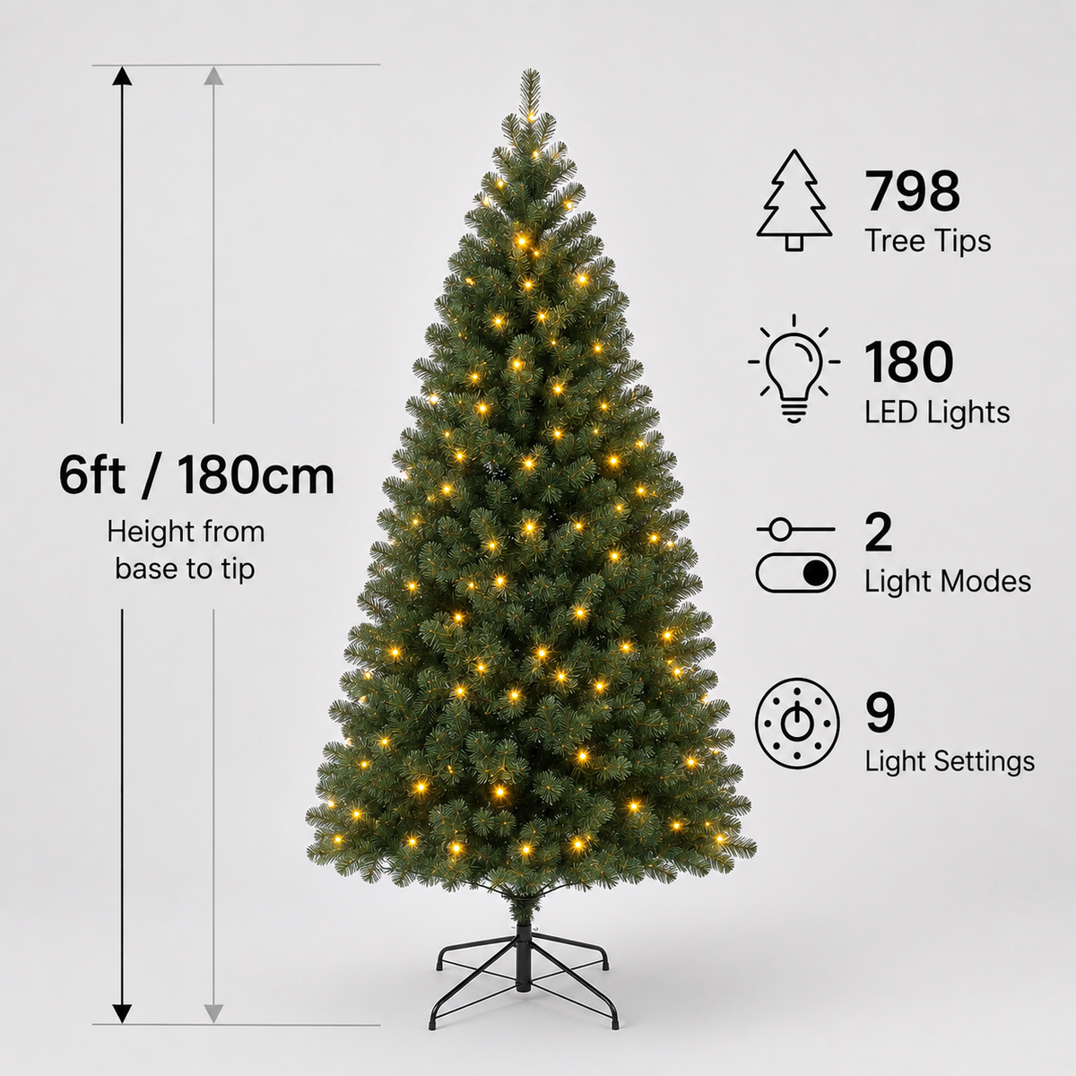 Richmond Fir Winter Pre-Lit Artificial Christmas Tree