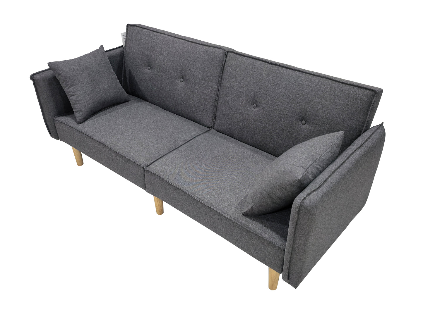 Finnley Two Seat Sofa Bed - Grey - Madefor.Living