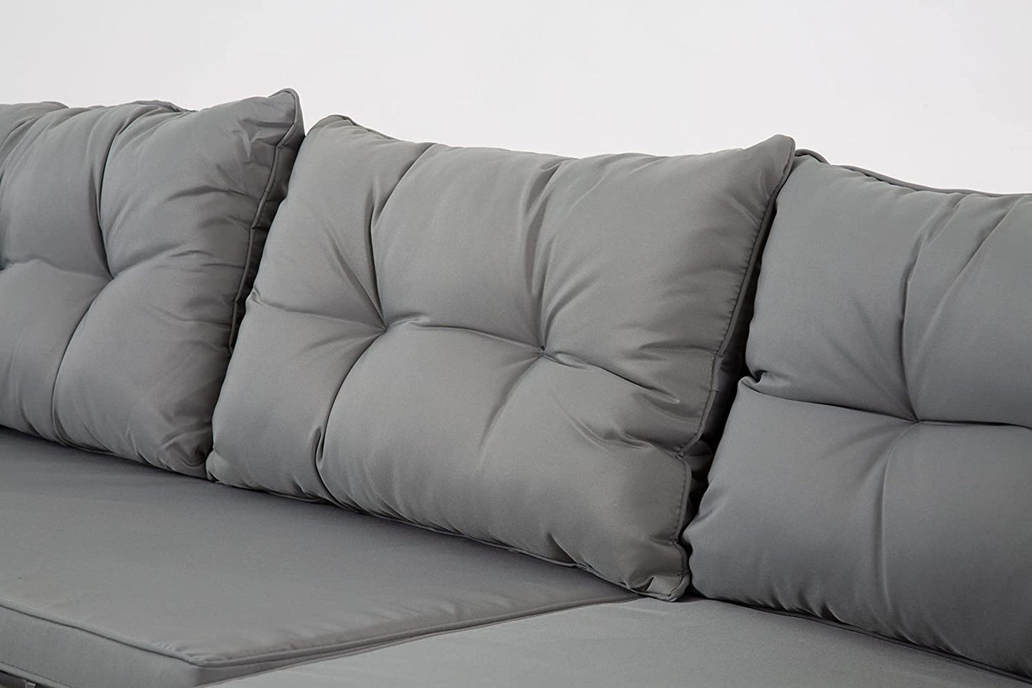 The Riverside Grey Corner Rattan Set - Madefor.Living