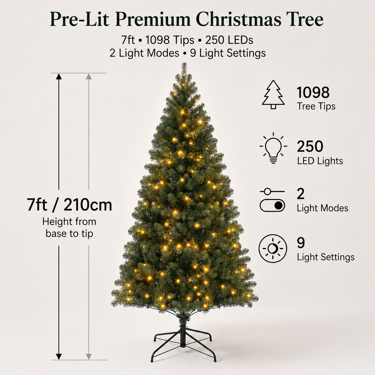 Richmond Fir Winter Pre-Lit Artificial Christmas Tree
