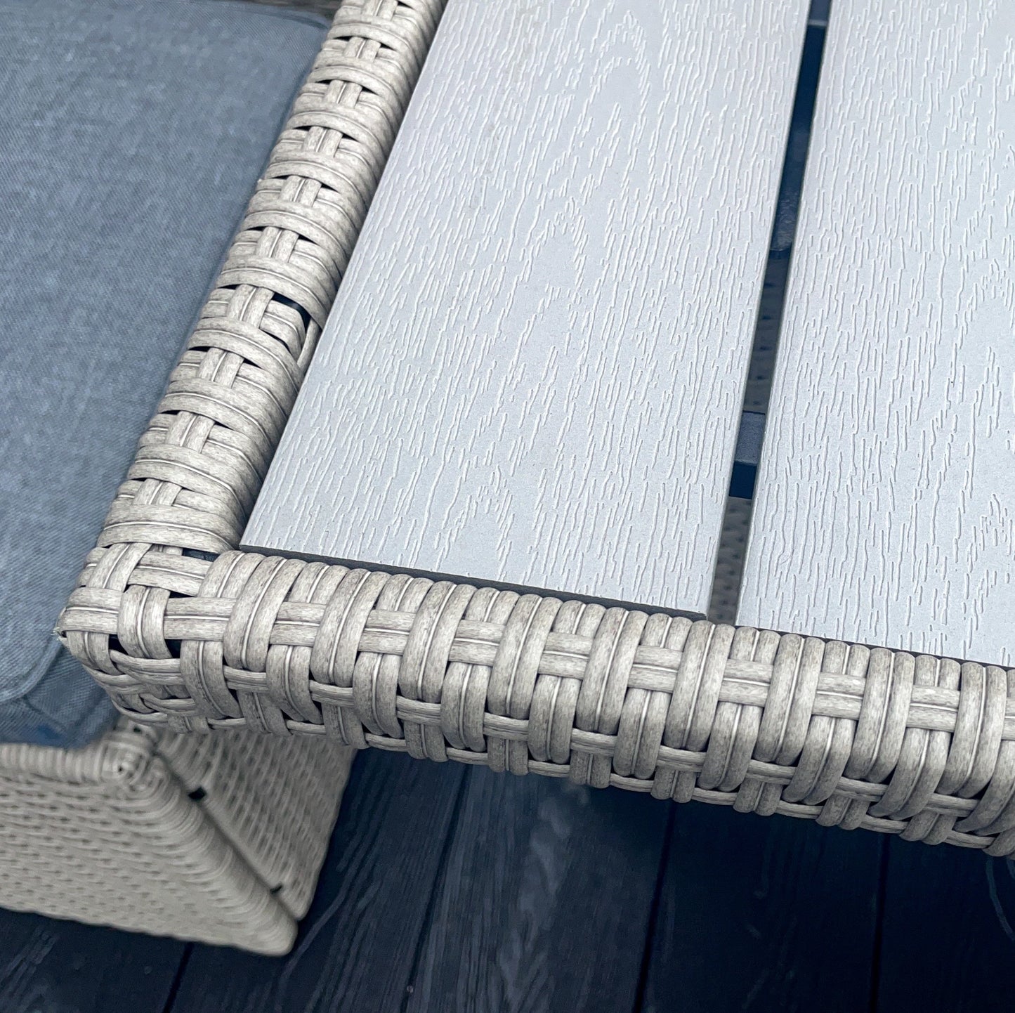 York 8 Seat Grey Rattan Corner Sofa Dining Set - Madefor.Living