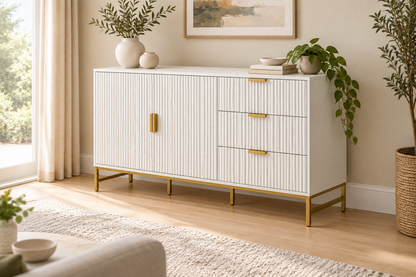 The Maddison Ridged Sideboard