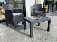 Thumbnail for Folia Rattan effect 2 seat bistro set