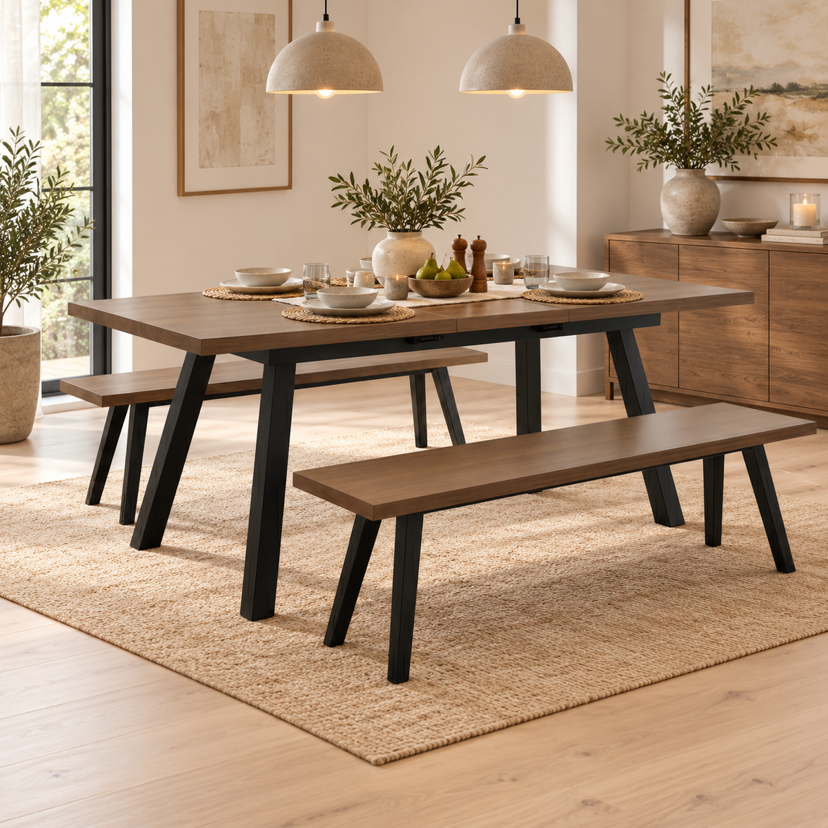 The Blake-Daniel Extendable Dining Set