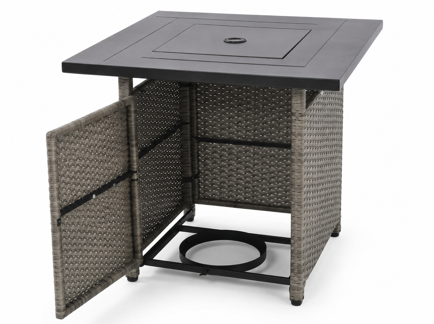 Ascot Fire Pit Garden Set – Grey