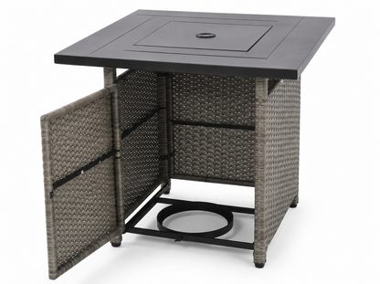 Ascot Fire Pit Garden Set – Grey