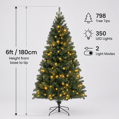 Richmond Fir Winter Pre-Lit Artificial Christmas Tree