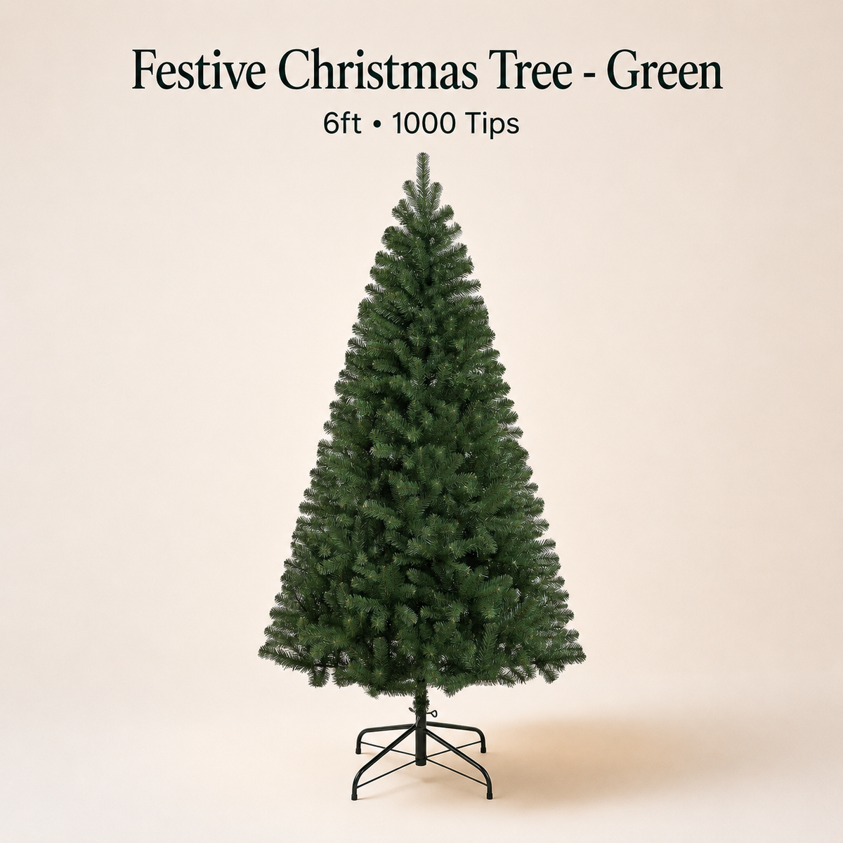 Festive Christmas 6 FT Full Christmas Tree - Green