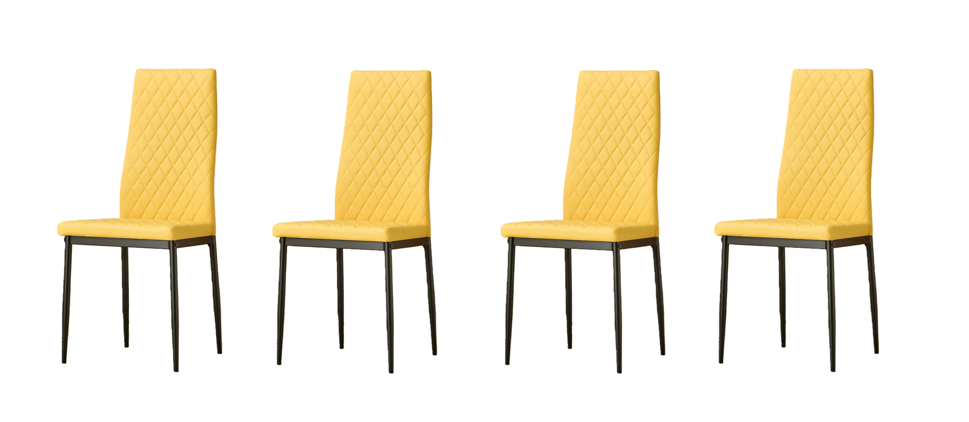 San Diego Marble Top Dining Table with Emily Leather Chairs - Madefor.Living