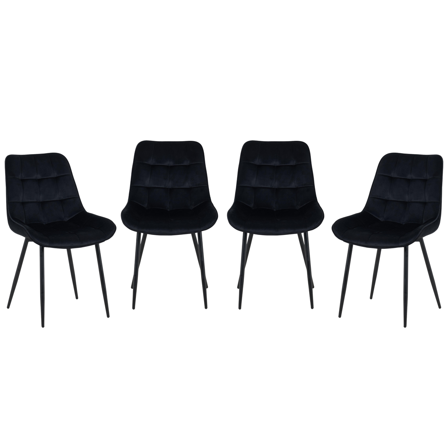 Kayci Round Oak Dining Table with 4 Erica Chairs