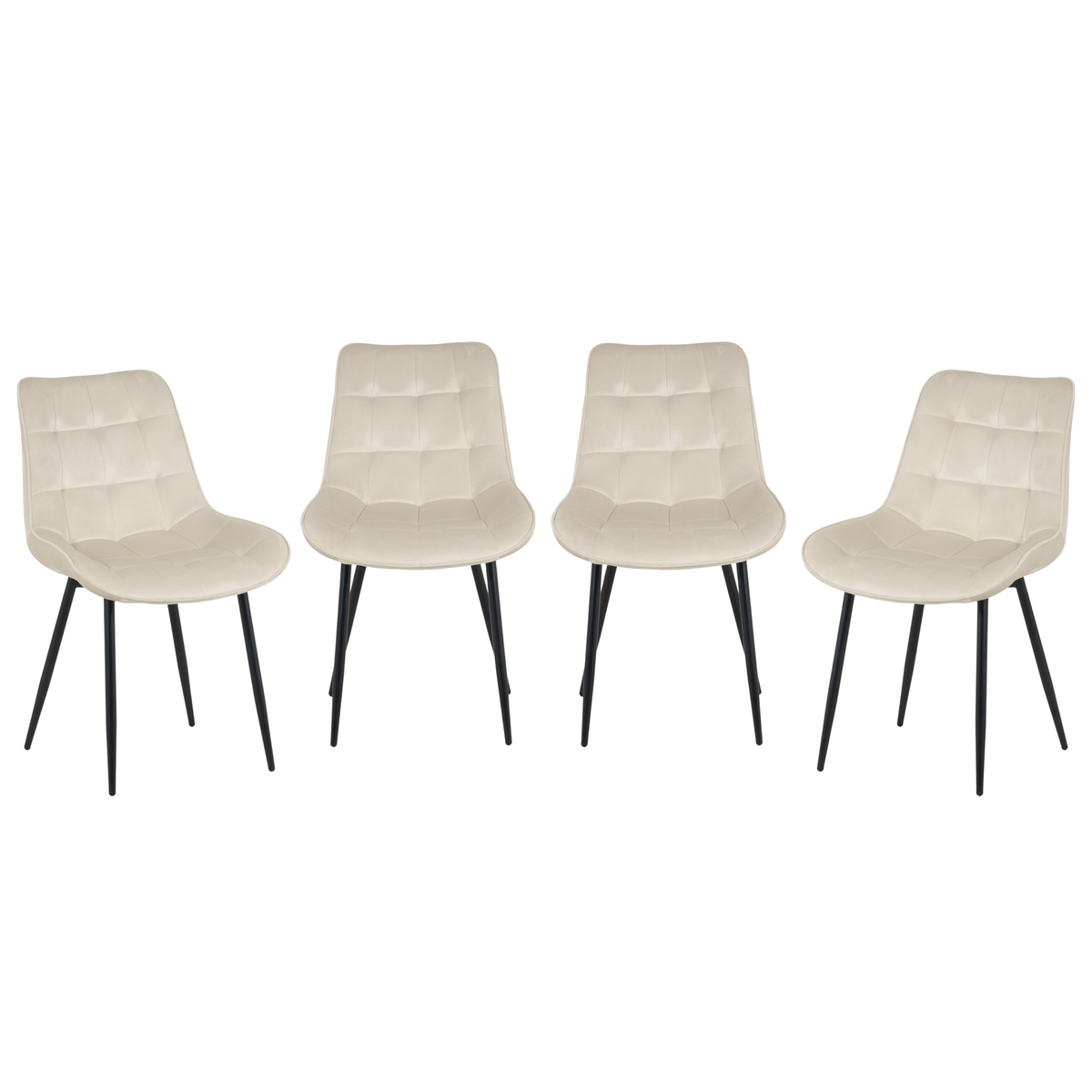Harley Extendable Dining Table with 4 Erica Chairs