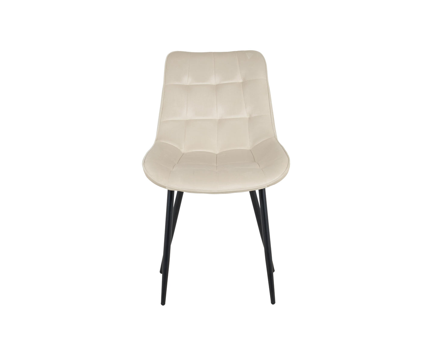 Erica Plush Velvet Comfort Dining Chairs - Set of 4